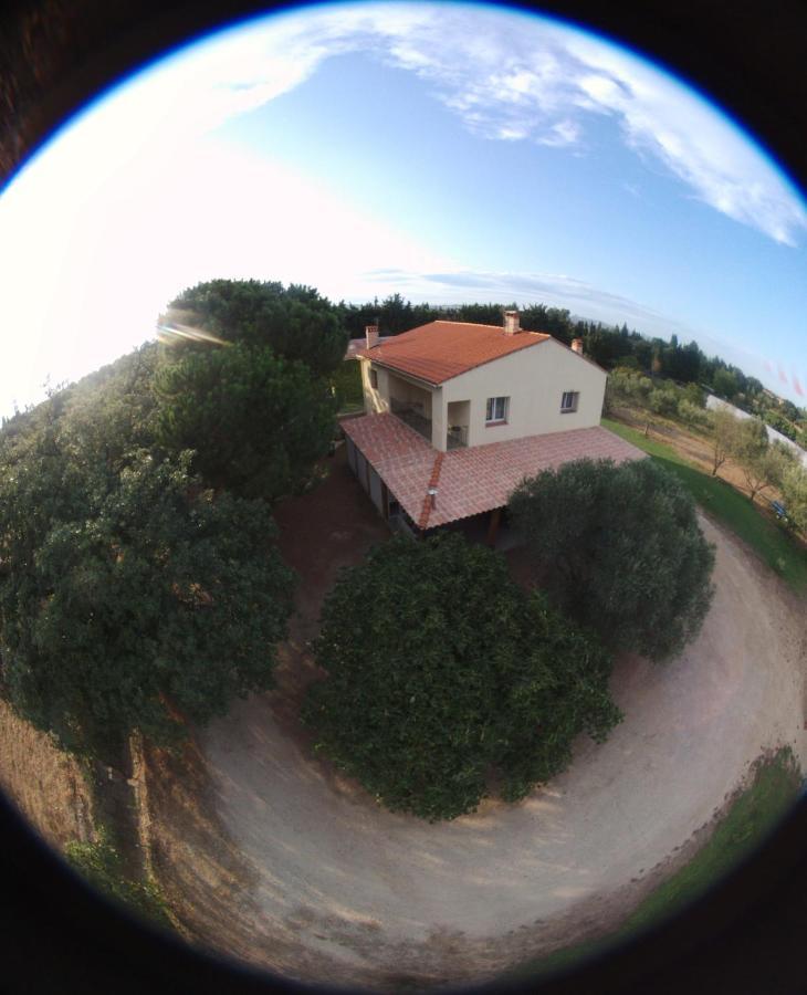 Вилла Mas De La Vignassa Le Soler Экстерьер фото